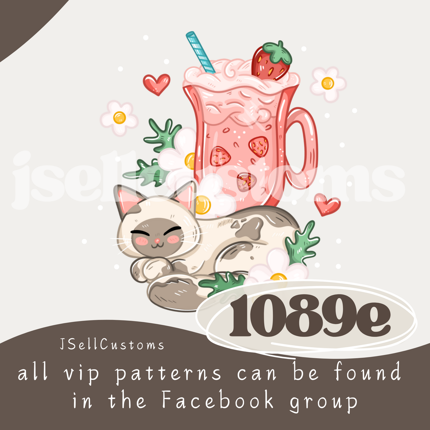 Strawberry Cats 1089e PNG