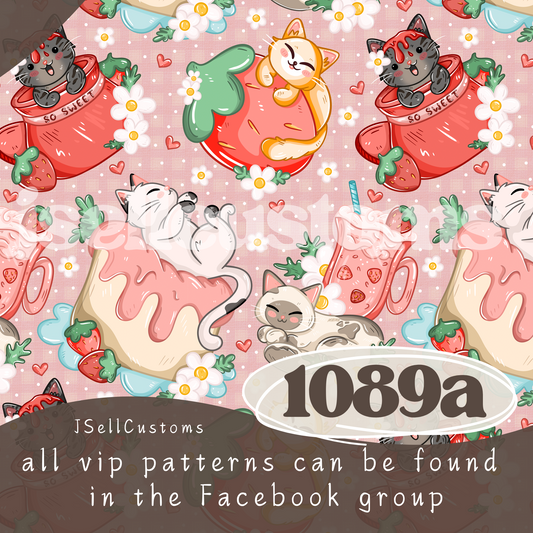 Strawberry Cats 1089