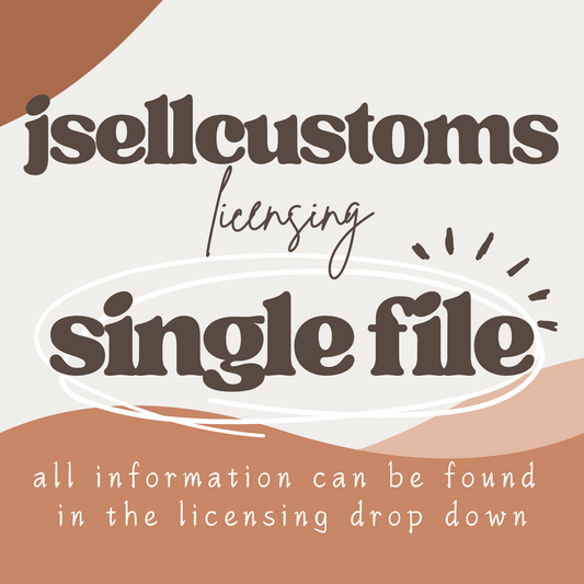 Single File License