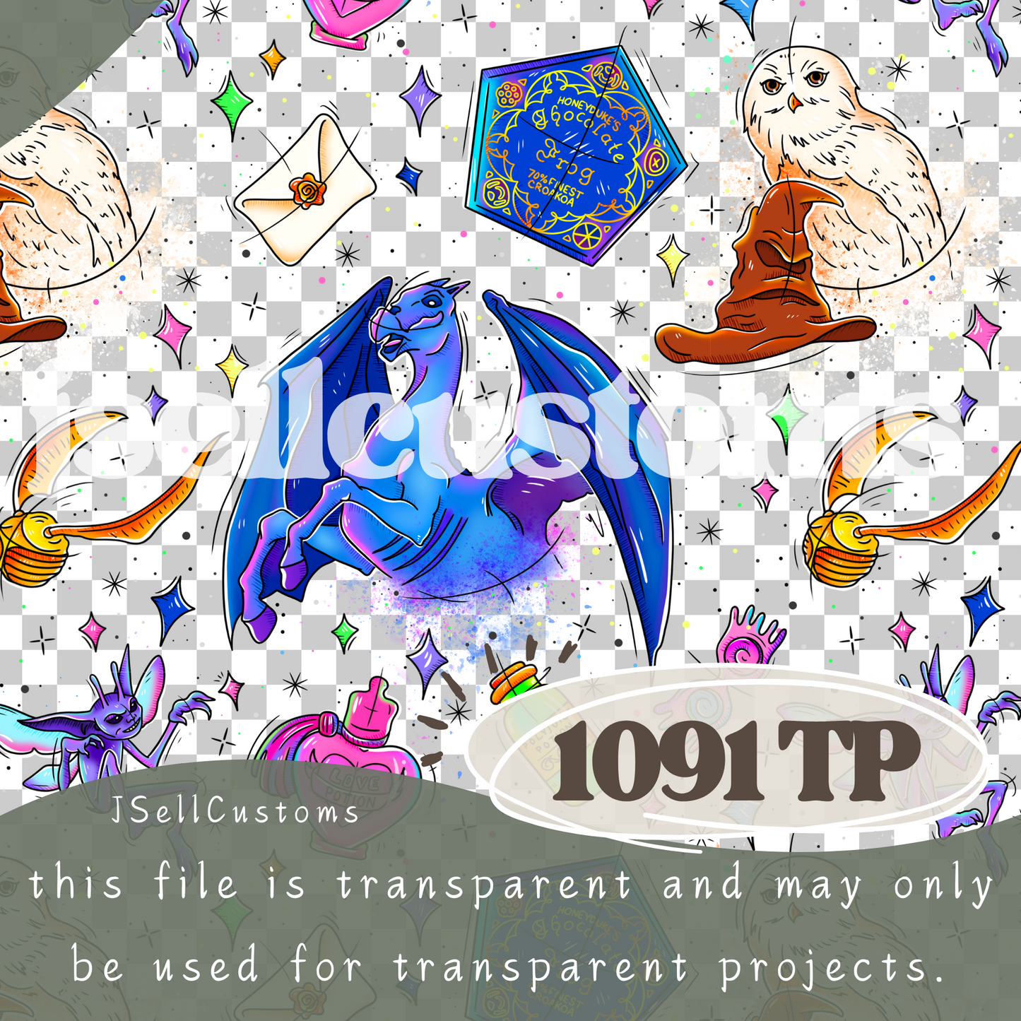 Storybook Wizard 1091 Transparent