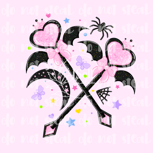 Pink Wands 1172 PNG
